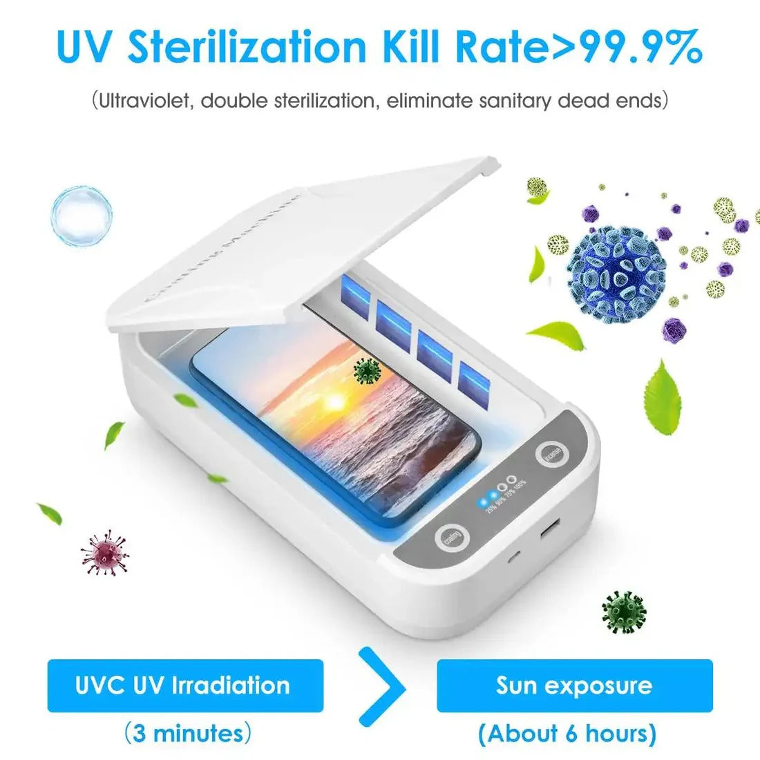 UV Cell Phone Sterilizer with Aroma Diffuser